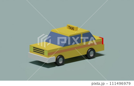 黄色いタクシー 111496979