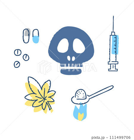 危険ドラッグ・違法薬物のイメージ 111499706