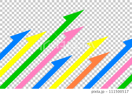 Illustration of an increasing arrow extending toward the upper right Illustration of an increasing arrow extending toward the upper right 111500517