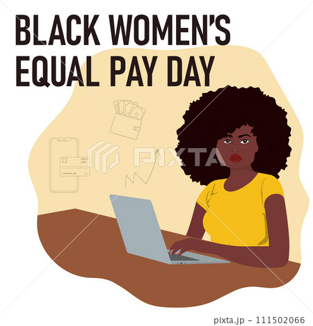 Black Women's Equal Pay Day. 111502066