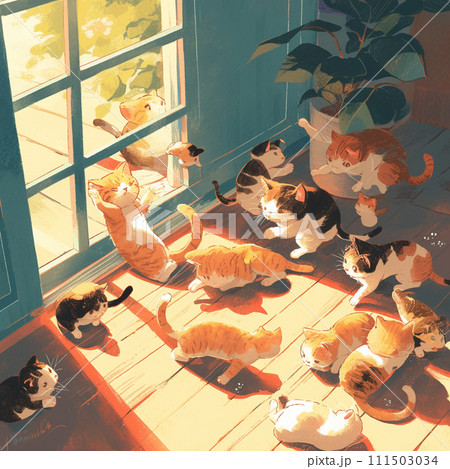 みんなで日向ぼっこ① みんなで日向ぼっこ① 111503034