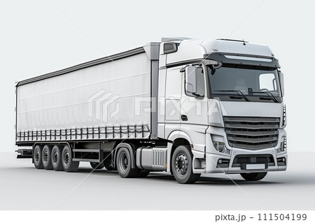 truck on white background 111504199