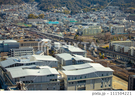 【京都風景】京都タワーからの全方位の絶景 111504221