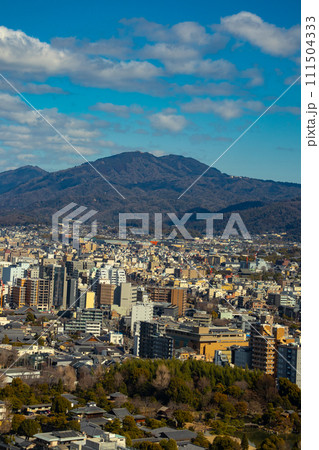 【京都風景】京都タワーからの全方位の絶景 111504333
