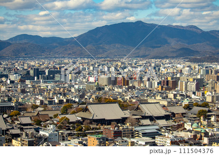【京都風景】京都タワーからの全方位の絶景 【京都風景】京都タワーからの全方位の絶景 111504376