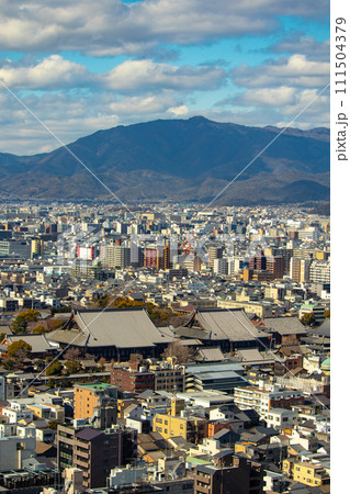【京都風景】京都タワーからの全方位の絶景 111504379