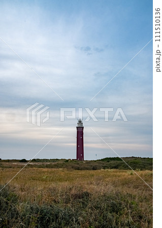Solitary Lighthouse Overlooking Coastal Heathland Solitary Lighthouse Overlooking Coastal Heathland 111510136