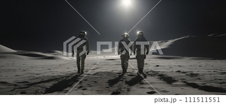 月面の宇宙飛行士 009 111511551