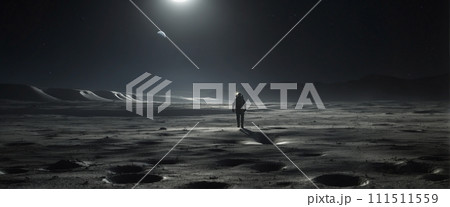 月面の宇宙飛行士 001 111511559