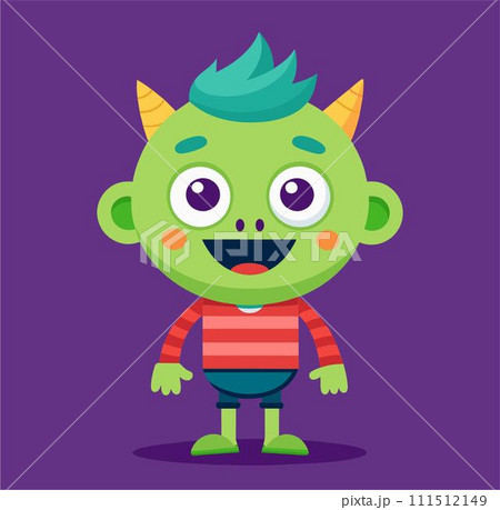 Set of vector monster kid character 111512149