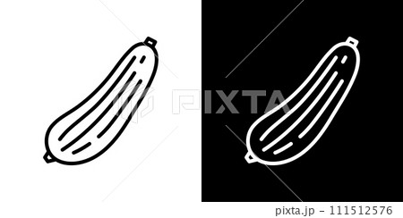 夏の野菜のヘチマアイコン 111512576