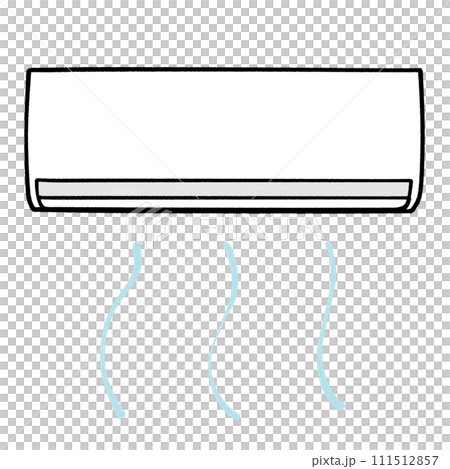 冷房 エアコンの風のイラスト 冷房 エアコンの風のイラスト 111512857