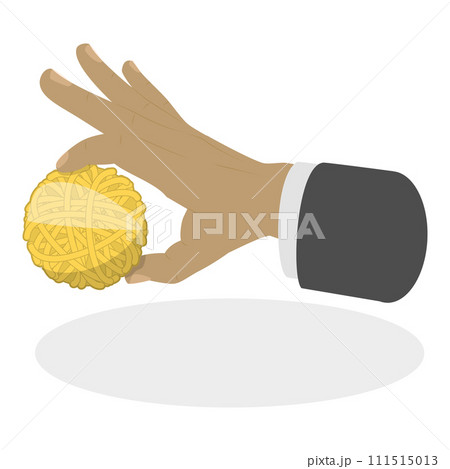 3D Isometric Flat Vector Set of Hand Gestures. Item 3 111515013