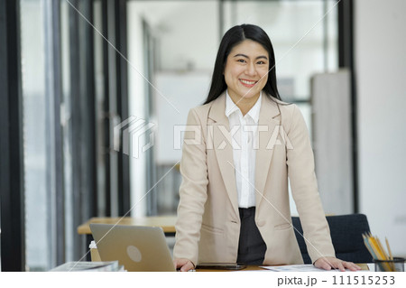 Smart and Successful Businesswoman Exuding Confidence. Smart and Successful Businesswoman Exuding Confidence. 111515253