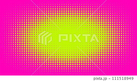 Monochrome abstract vector halftone background. pink and yellow colors. Halftone gradient gradation 111518949