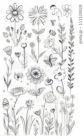 Beautiful celebration spring flowers on white background. Concept Birthday, Mothers Day, Womens Day, March 8. Spring easter flower background. Spring, easter greeting card design layout. Copy space. 111520028