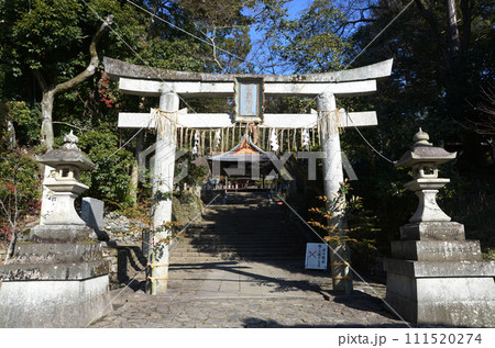 石座神社　入口の鳥居　京都市左京区岩倉 111520274