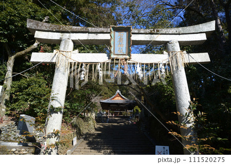 石座神社　入口の鳥居　京都市左京区岩倉 111520275