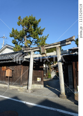 幸神社　入口の鳥居　京都市上京区幸神町 111520419