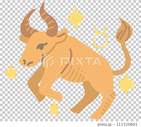 12星座　牡牛座　イラスト 111520601