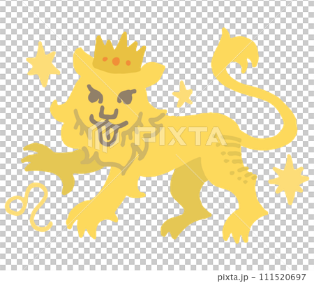 12星座　獅子座　イラスト 111520697