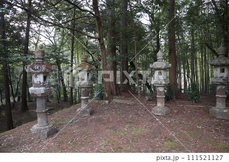 静謐な佇まいの山口毛利家墓所の初春 静謐な佇まいの山口毛利家墓所の初春 111521127