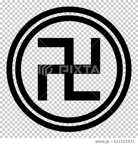 卍字圖示。寺廟地圖符號。向量。 卍字圖示。寺廟地圖符號。向量。 111522072