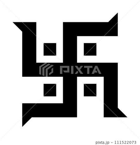 ヒンドゥー教の卐のアイコン。ベクター。 ヒンドゥー教の卐のアイコン。ベクター。 111522073