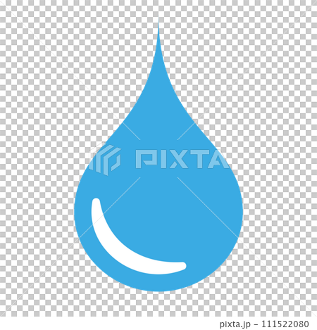 簡單的水滴圖示。向量。 111522080