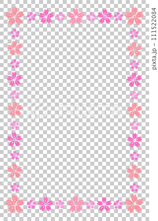 櫻花框框架背景垂直 111522084