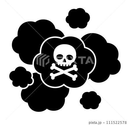 毒ガスのシルエット 毒ガスのシルエット 111522578