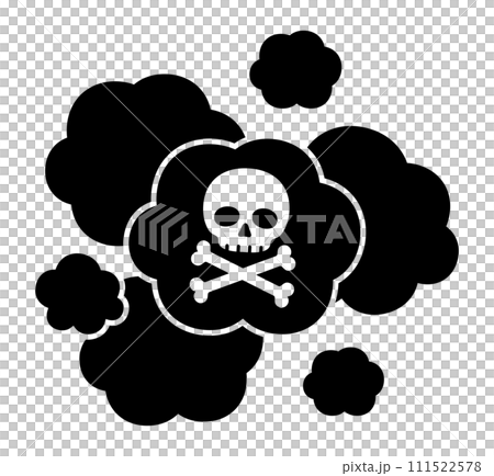 毒ガスのシルエット 毒ガスのシルエット 111522578