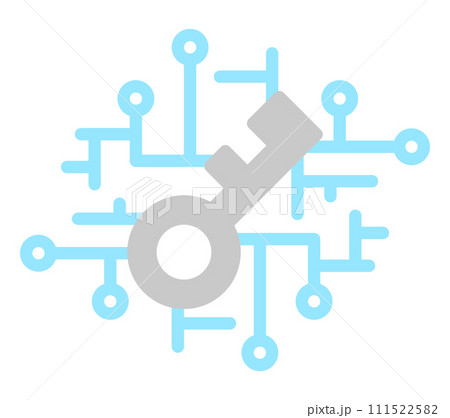 鍵のテクノロジーイメージ 111522582