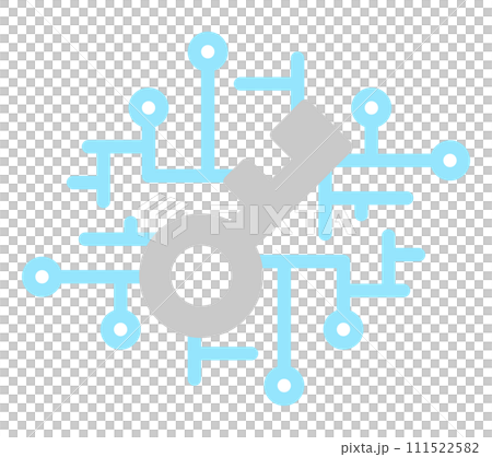 鍵のテクノロジーイメージ 111522582