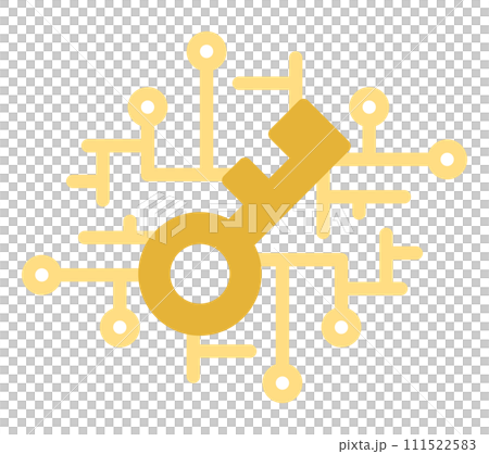 鍵のテクノロジーイメージ 111522583