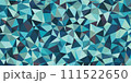 ブルー系ポリゴン背景 111522650