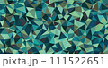 グリーン系ポリゴンの背景 111522651