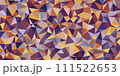 イエローとパープル系ポリゴン背景 111522653