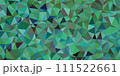 グリーン系ポリゴンの背景 111522661