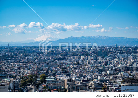 神奈川県横浜みなとみらいの都市風景 111523087