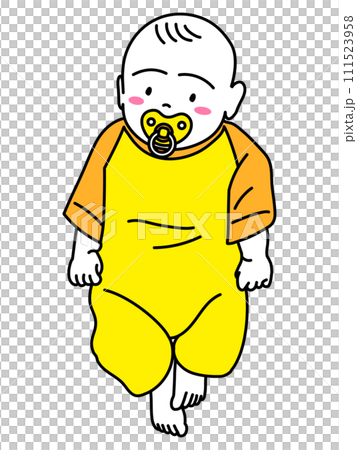 拿著奶嘴的男嬰 111523958