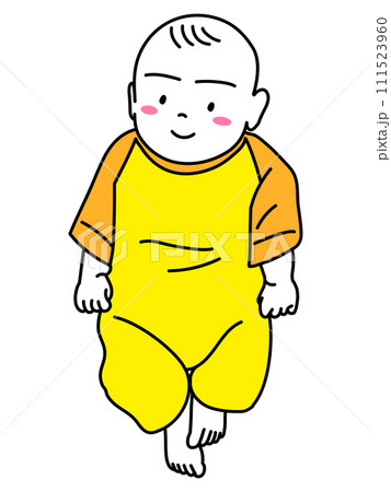 機嫌のよい赤ちゃん 111523960