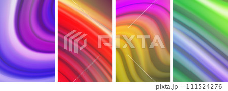 Liquid color waves poster set for wallpaper, business card, cover, poster, banner, brochure, header, website Liquid color waves poster set for wallpaper, business card, cover, poster, banner, brochure, header, website 111524276