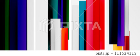 Stripes and lines poster abstract backgrounds. Vector illustration For Wallpaper, Banner, Background, Card, Book Illustration, landing page 111524315