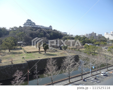 和歌山城周辺の景観 虎伏城と内堀と中心部 和歌山城周辺の景観 虎伏城と内堀と中心部 111525118