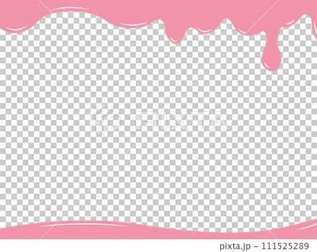 苺チョコレートのフレーム〜バレンタイン〜 111525289