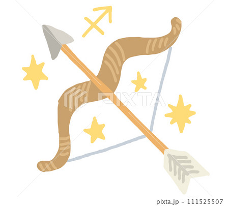 12星座　射手座　イラスト 111525507