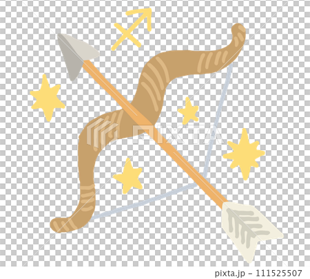 12星座　射手座　イラスト 111525507