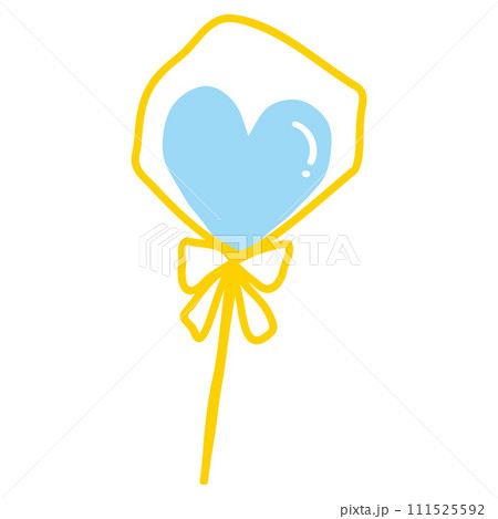 イラスト素材 ハートのチョコ イラスト素材 ハートのチョコ 111525592