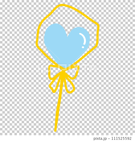 イラスト素材 ハートのチョコ イラスト素材 ハートのチョコ 111525592